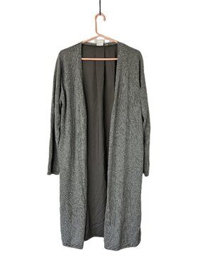 0 Degrees Celsius Angor Blend Duster Cardigan XL Gray Minimalist